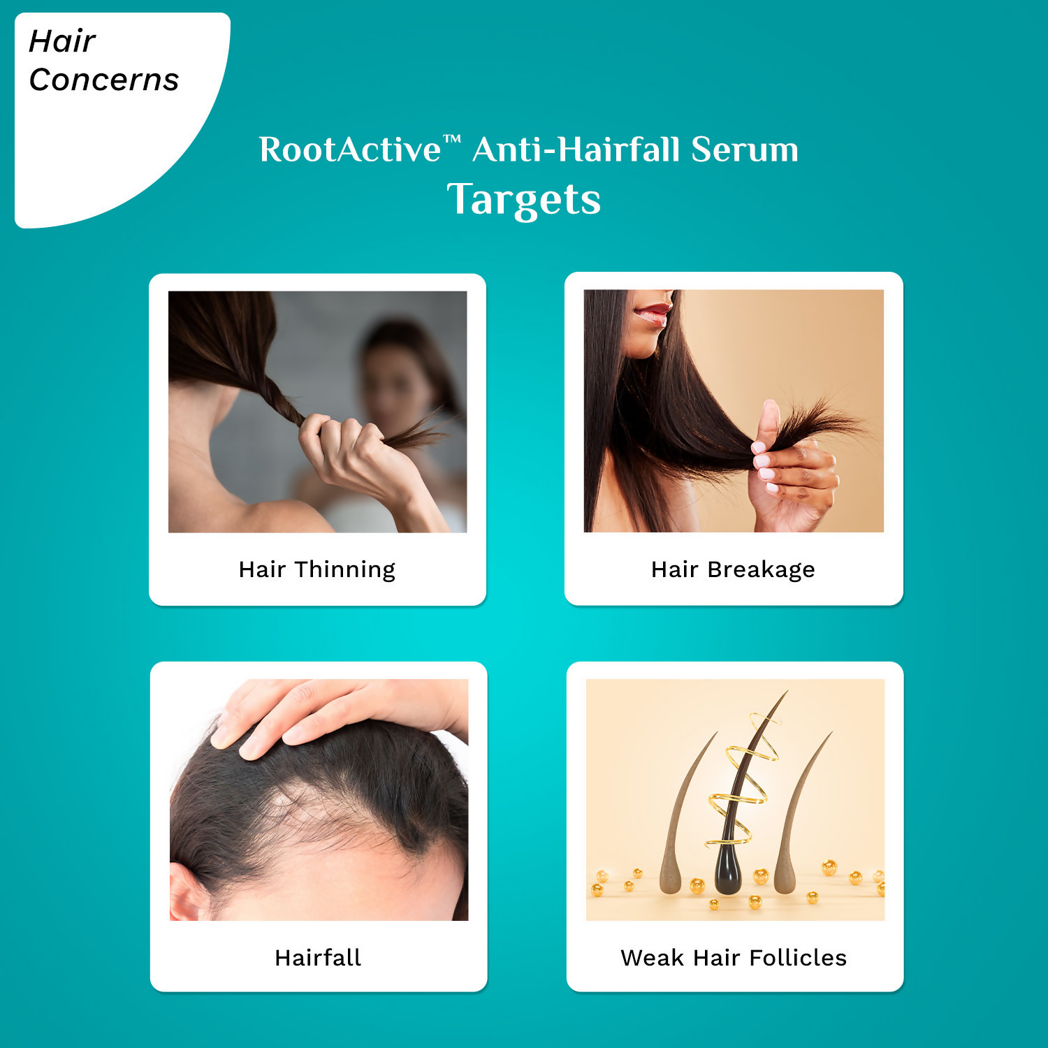Pilgrim Rootactive Anti-Hairfall Serum | Grocsy