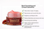 Milky Moon Red Sandalwood & Hibiscus Face Cream For Anti-Aging & Wrinkles | Grocsy
