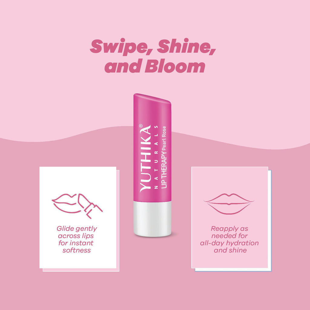 Yuthika Moisturizing Lip Balm – Pearl Rose | Grocsy