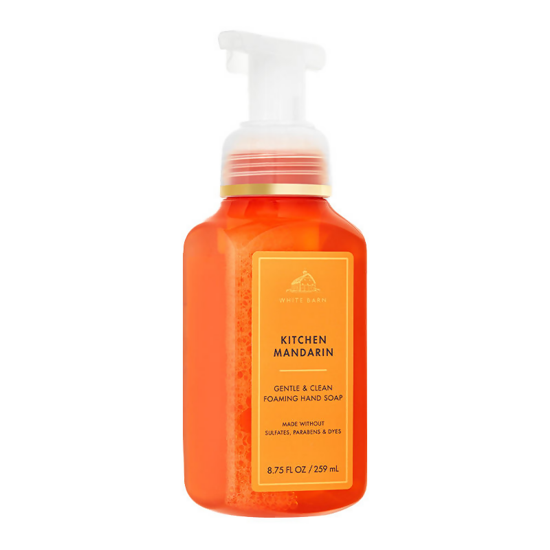 Bath & Body Works Kitchen Mandarin Gentle Foaming Hand Soap | Grocsy