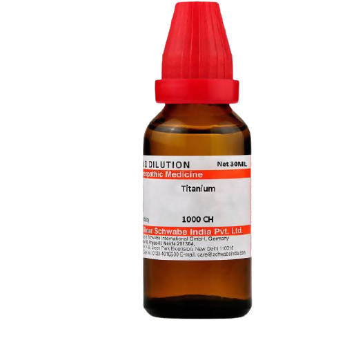 Dr. Willmar Schwabe India Titanium Dilution | Grocsy