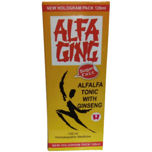 Dr. Wellmans Homeopathy Alfa Ging Alfalfa Tonic With Ginseng Sugar Free | Grocsy