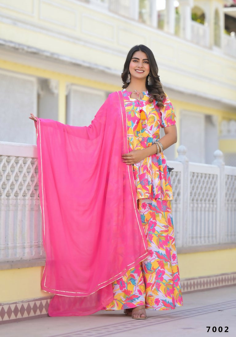 Designer Stylish Multi Ab Cotton Suit With Dupatta - Anbazaar | Grocsy
