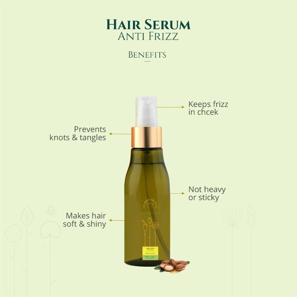 The Earth Collective Hair Serum - Anti-frizz | Grocsy