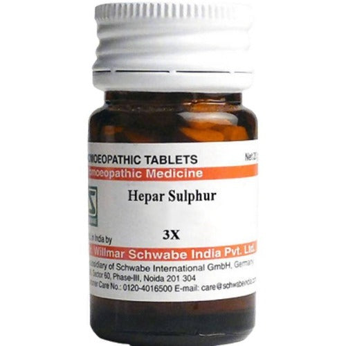 Dr. Willmar Schwabe India Hepar Sulphur Trituration Tablet | Grocsy