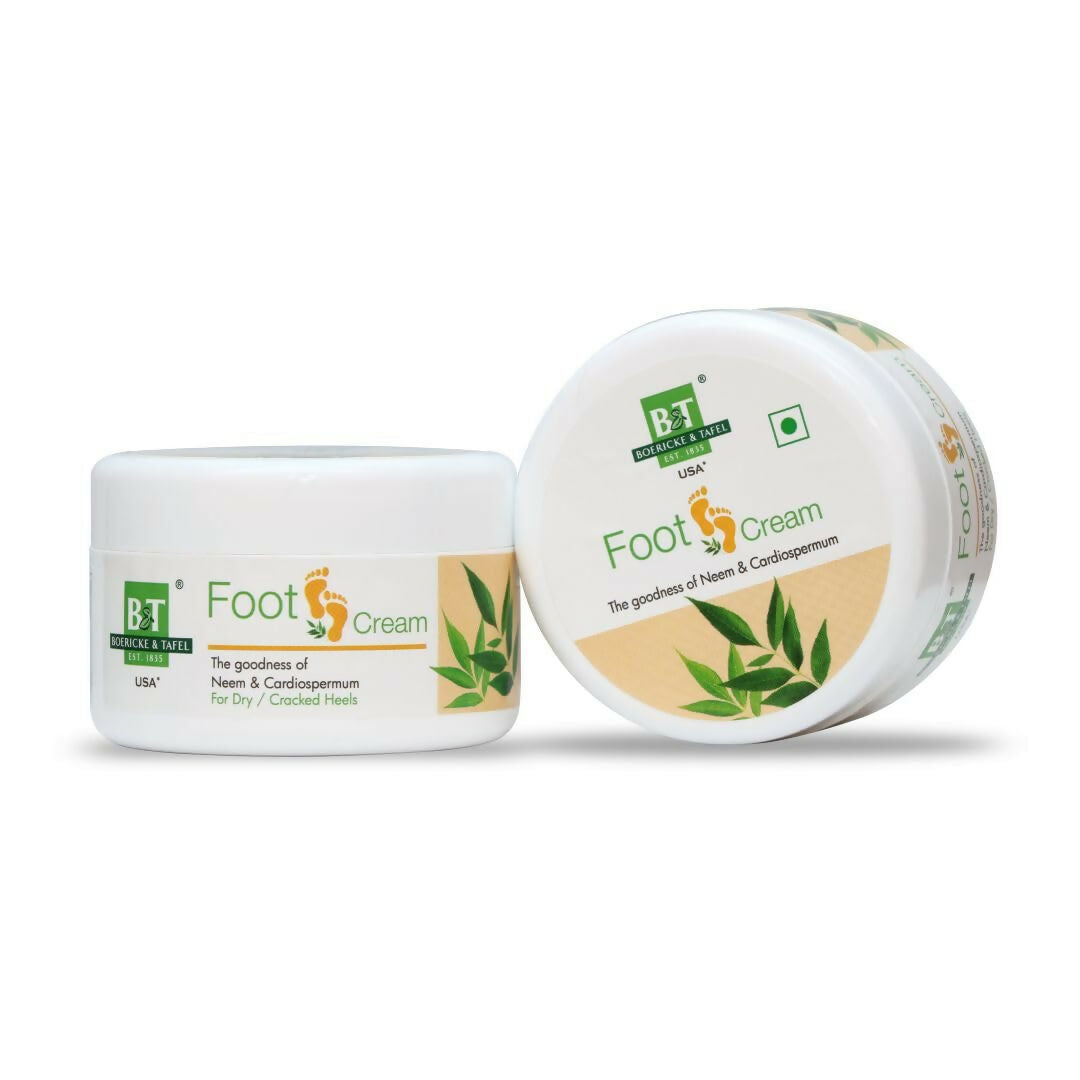 BT Boericke & Tafel Foot Cream with Goodness of Neem for Dry and Cracked Heels | Grocsy