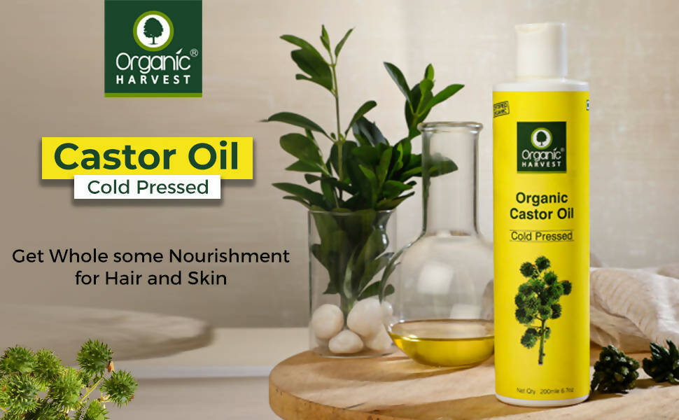 Organic Harvest Cold Pressed Organic Castor Oil | Grocsy