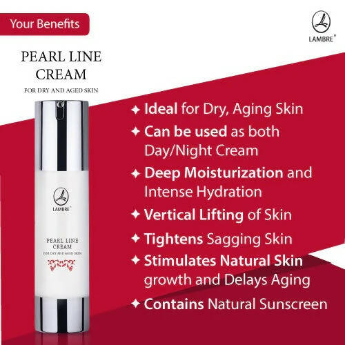 Lambre Pearl Line Cream For Dry & Aged Skin | Grocsy