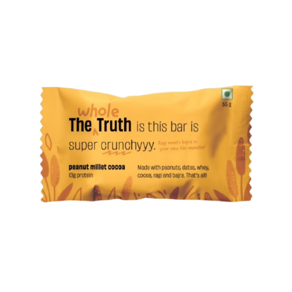 The Whole Truth Protein Bar - Peanut Millet Cocoa | Grocsy