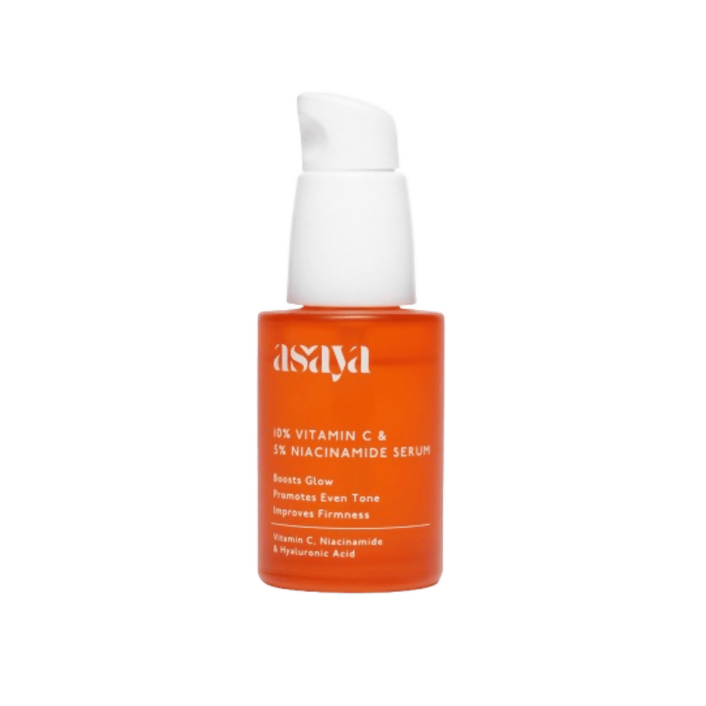 Asaya 10% Vitamin C Serum With 5% Niacinamide & Antioxidant Face Serum For Glowing Skin & Dullness | Grocsy