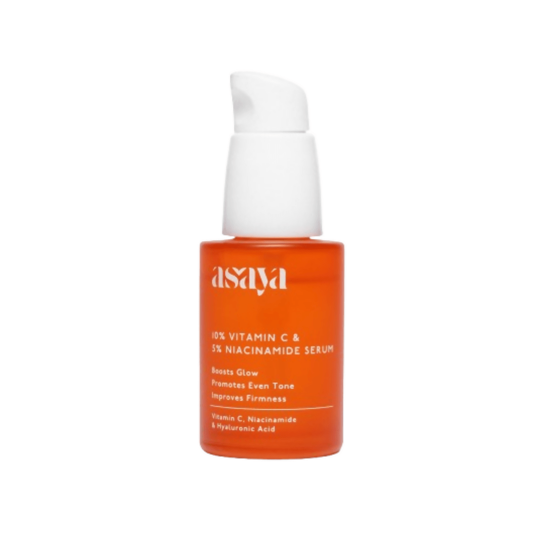 Asaya 10% Vitamin C Serum With 5% Niacinamide & Antioxidant Face Serum For Glowing Skin & Dullness | Grocsy