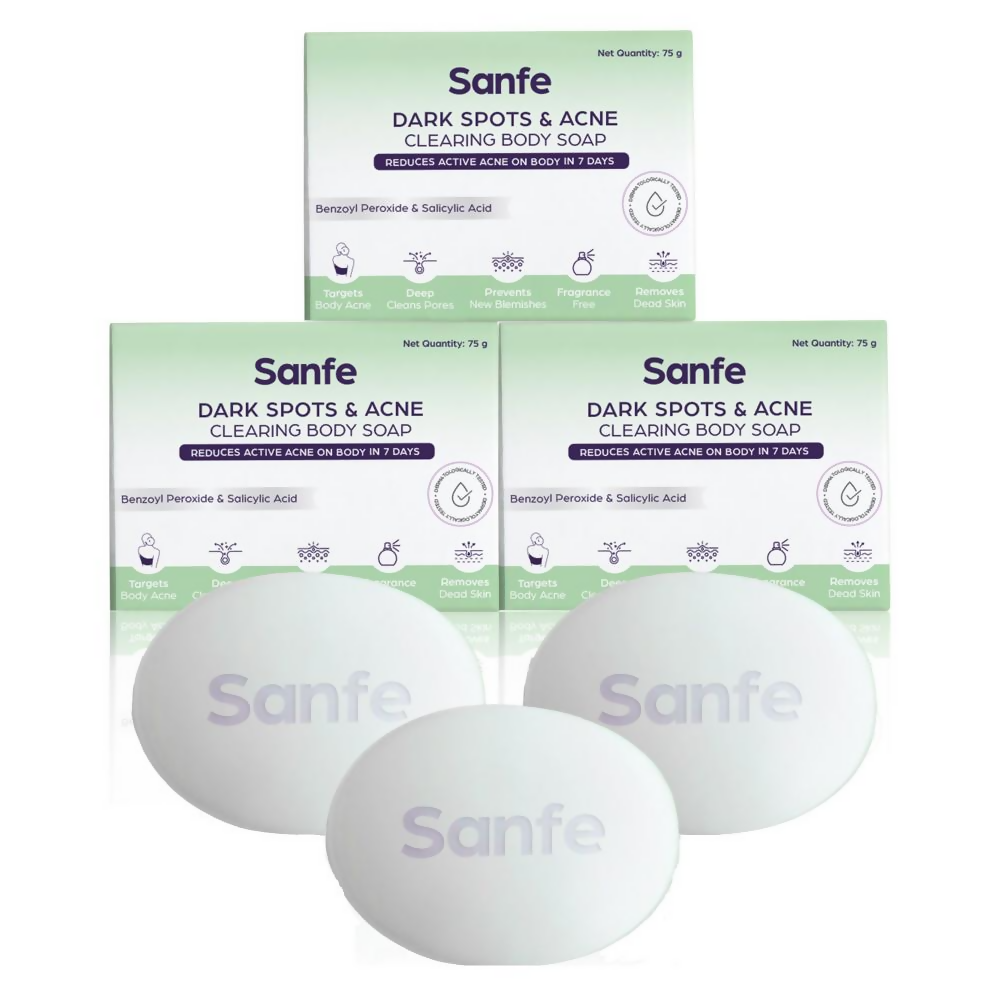 Sanfe Dark Spots & Acne Clearing Body Soap | Grocsy