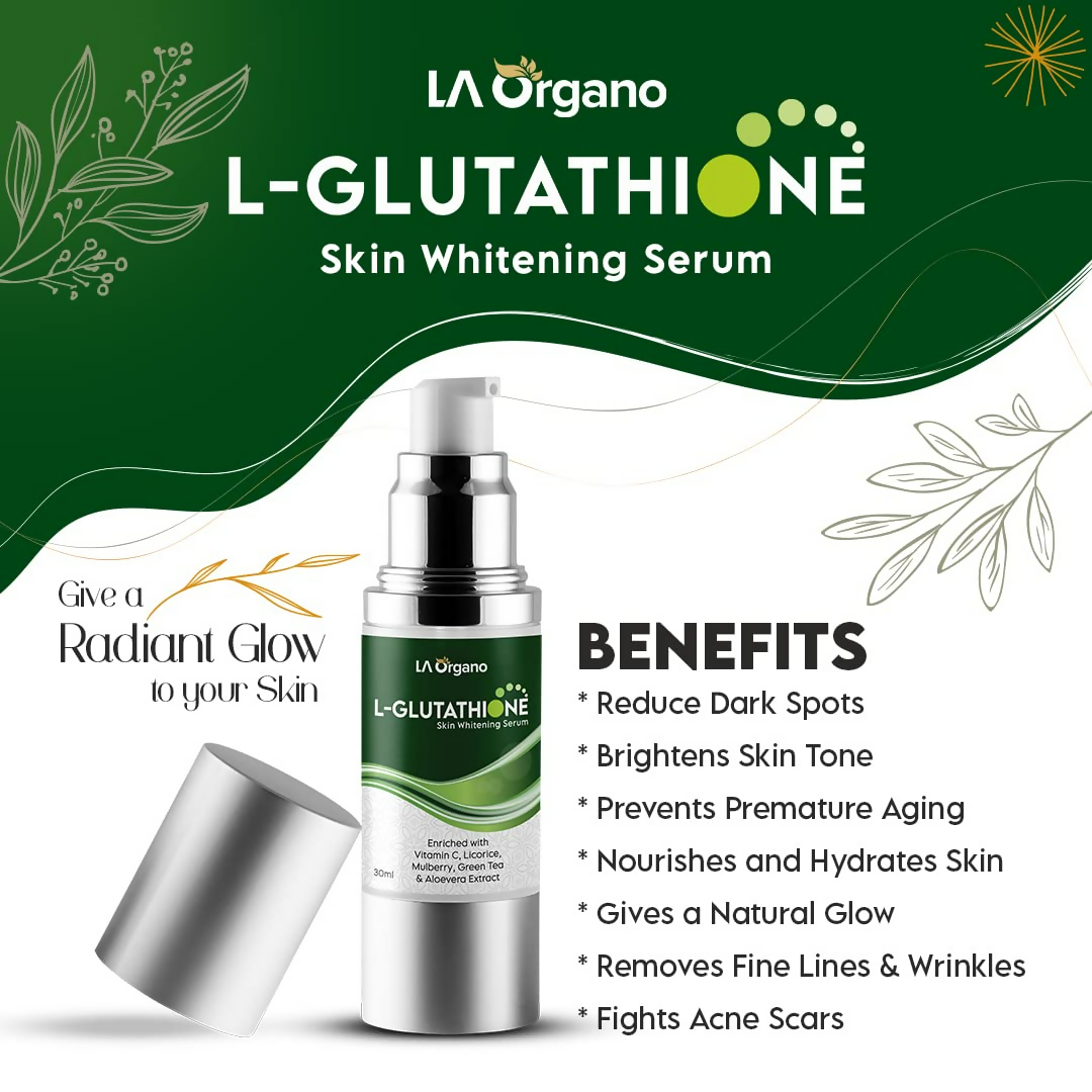 LA Organo L-Glutathione Serum For Skin Whitening | Grocsy