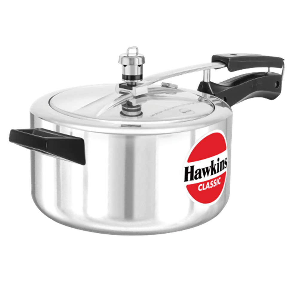Hawkins Classic Pressure Cooker 4 Litre - Silver (CL40) | Grocsy