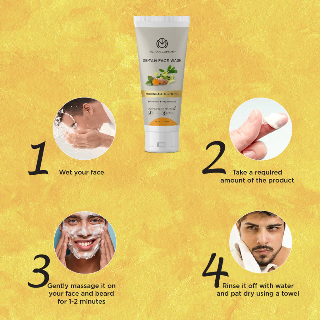 The Man Company De-Tan Face Wash | Grocsy