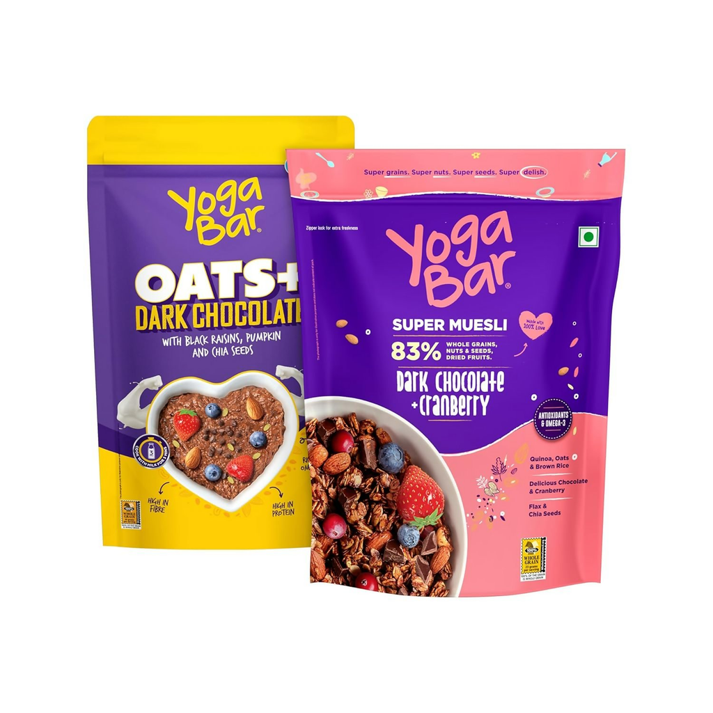 Yoga Bar Breakfast Oatmeal & Muesli Combo | Grocsy