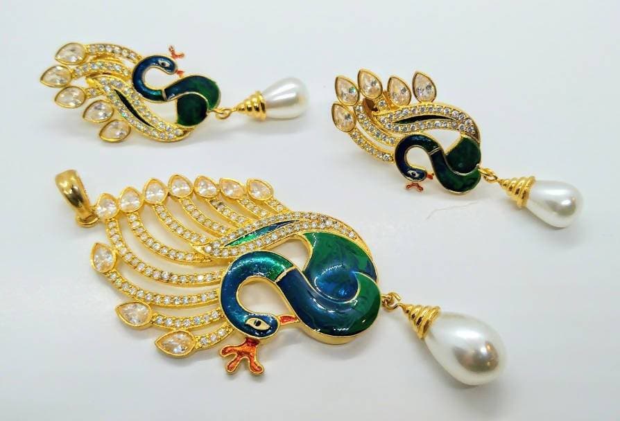 AD Peacock Pendant Set | Grocsy