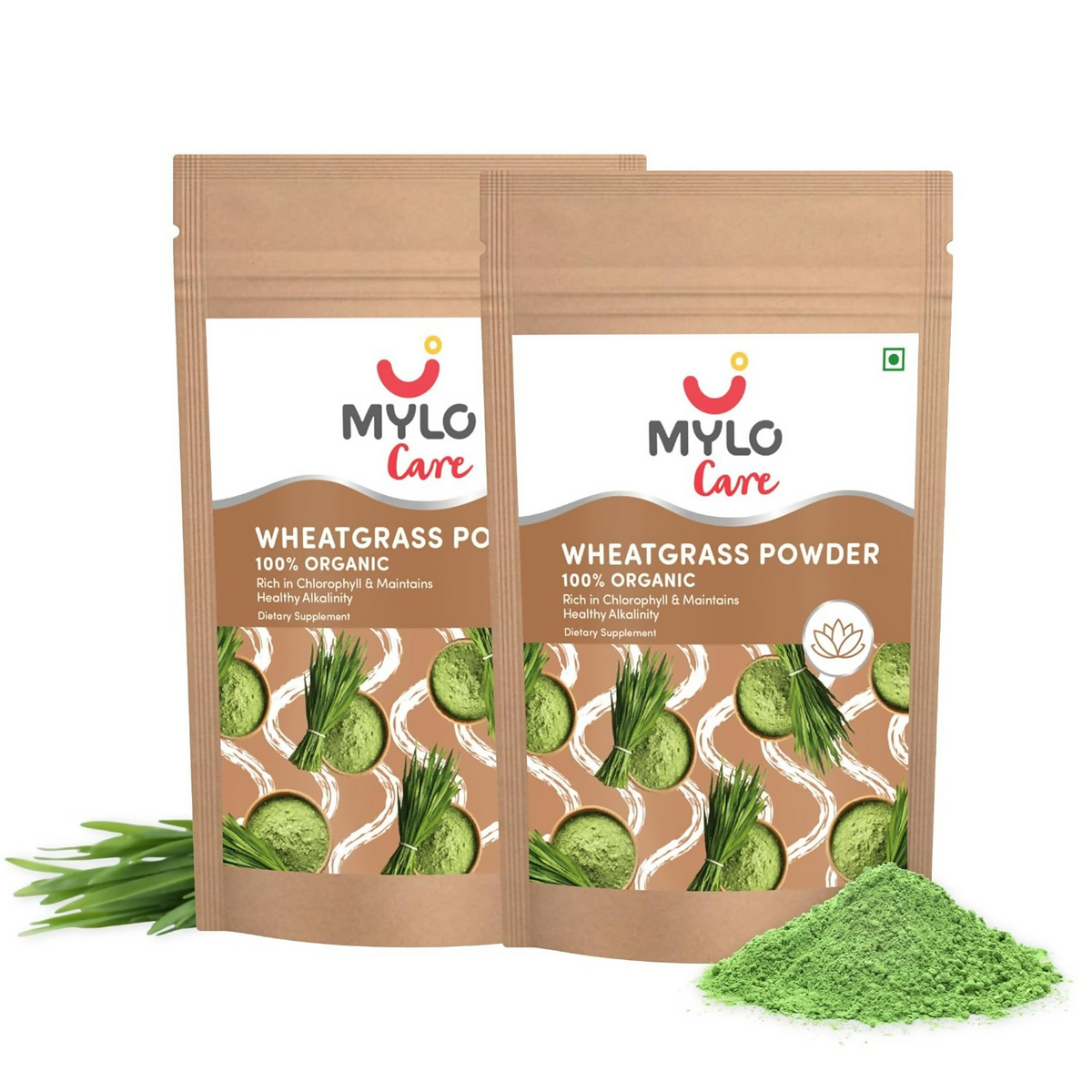 Mylo Care 100% Natural Wheatgrass Powder | Grocsy