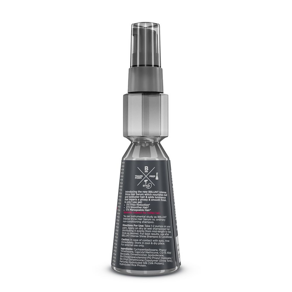 BBlunt Intense Shine Hair Serum With Rice & Silk Protein For Shinier Hair | Grocsy
