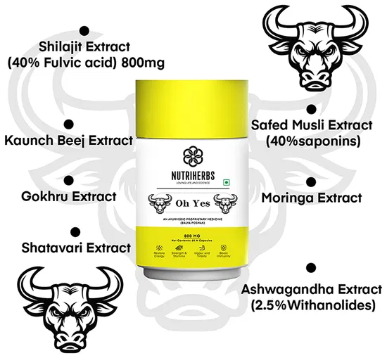 Nutriherbs Oh Yes Capsules | Grocsy