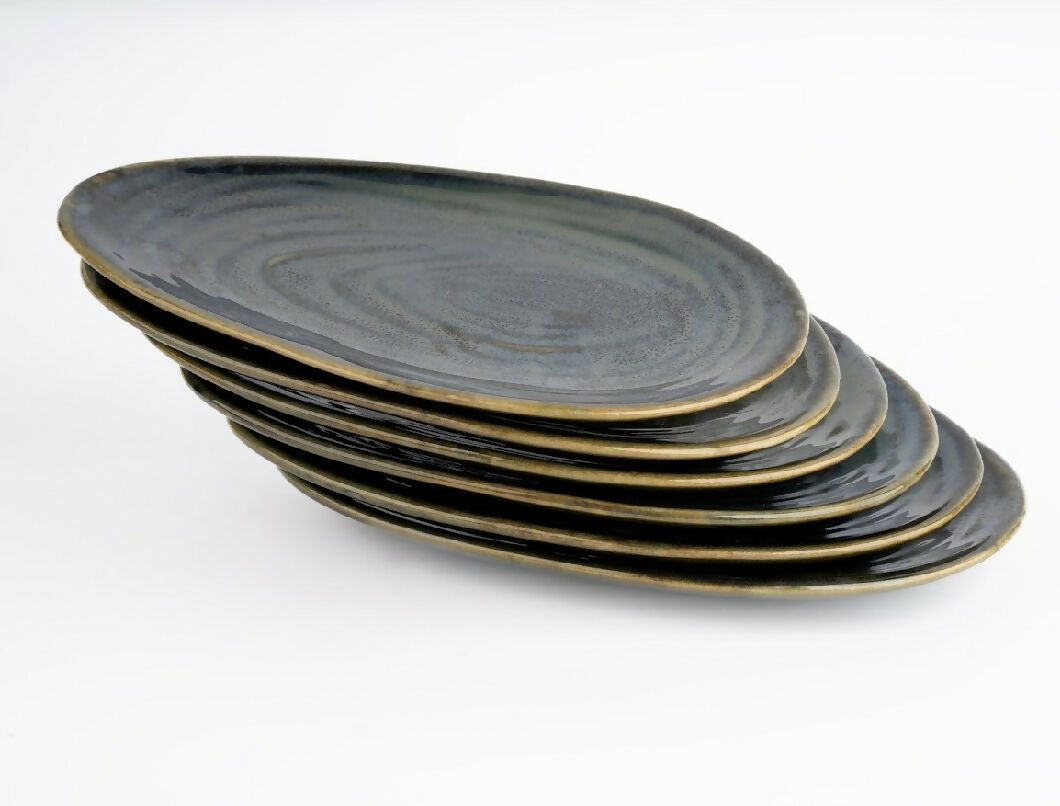 Simply Soho Tide Echo Snack Plate Set of 2 | Grocsy