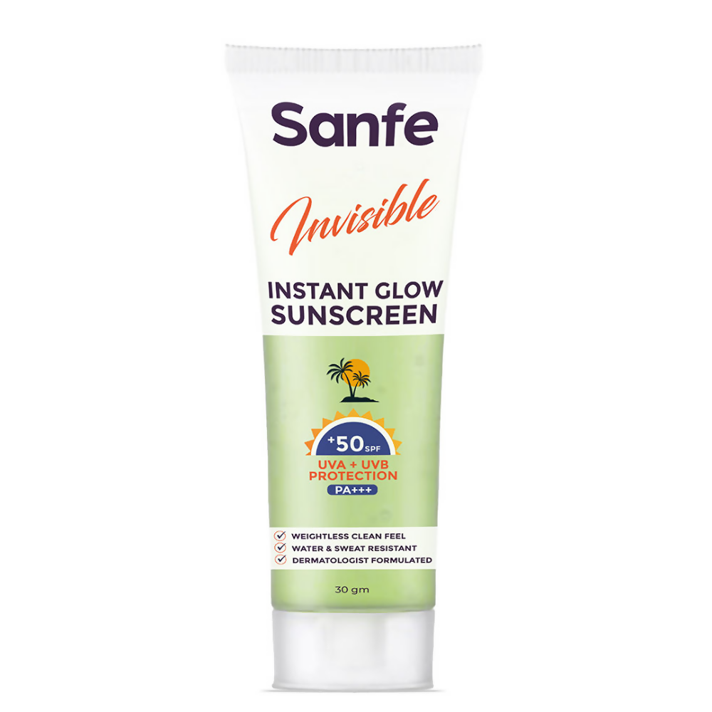 Sanfe Invisible Instant Glow Sunscreen | Grocsy