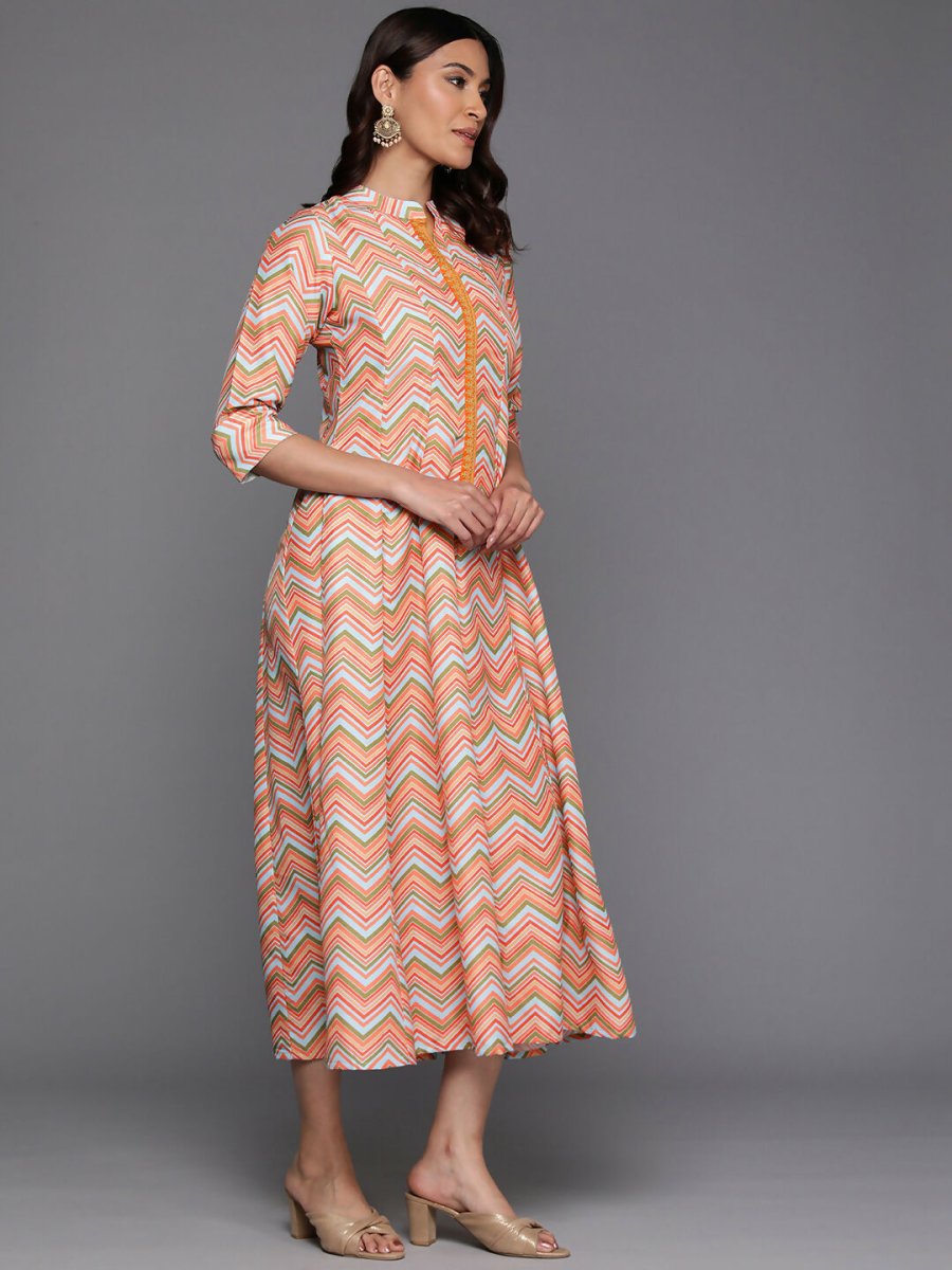 Ahalyaa Women's Traditional wear Ethnic Dress - Multi Color | Grocsy