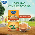 Tetley Immuno Chai Loose Leaf Flavoured Black Tea | Grocsy