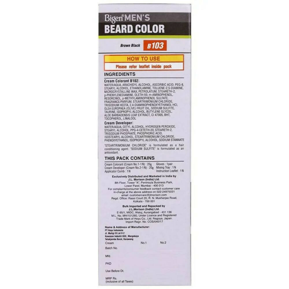 Bigen Men Colour Dark Brown B 103 | Grocsy