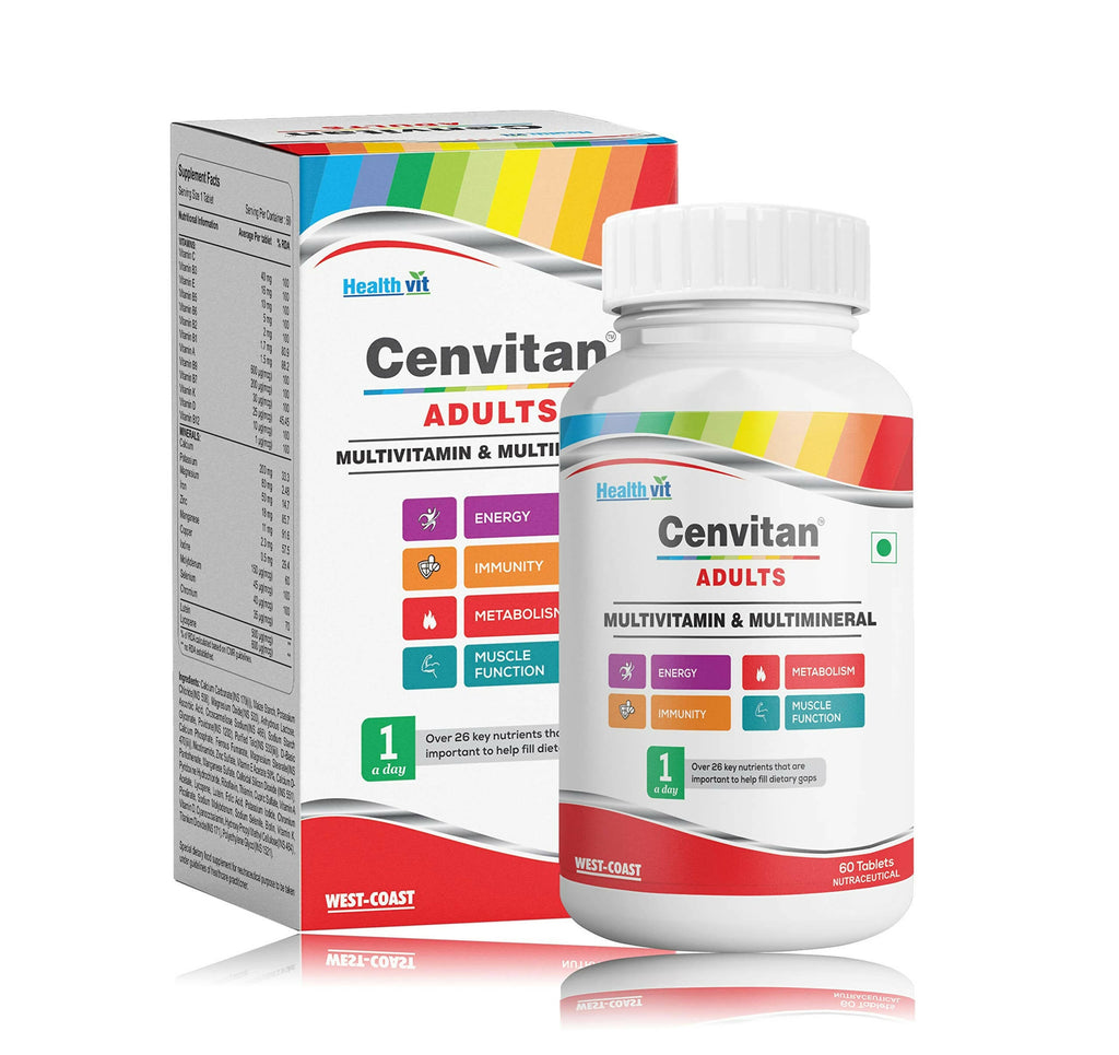 Healthvit Cenvitan Adults Multivitamin & Multimineral Tablets | Grocsy