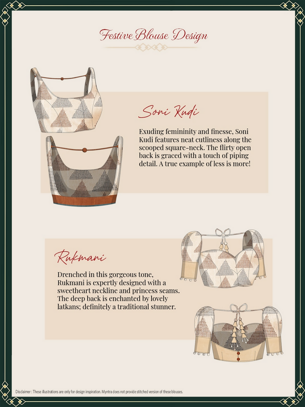 Saree Mall Beige & Brown Geometric Printed Taant Sarees | Grocsy