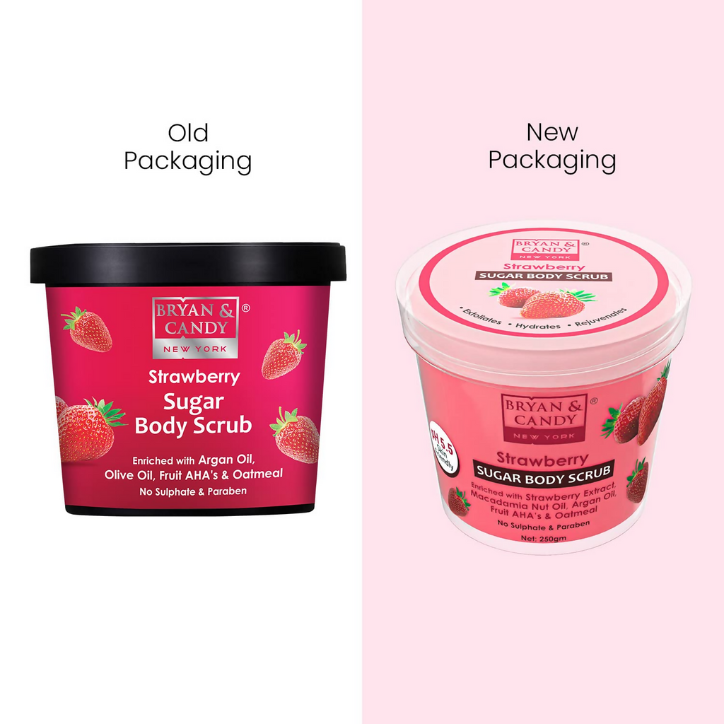 Bryan & Candy Strawberry Sugar Body Scrub | Grocsy