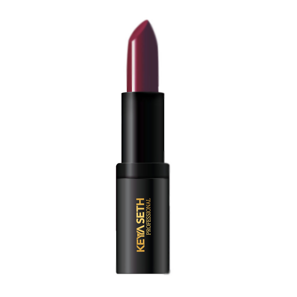 Keya Seth Aromatherapy Professional Matte Lipstick - Dark Deep Purple Plum | Grocsy
