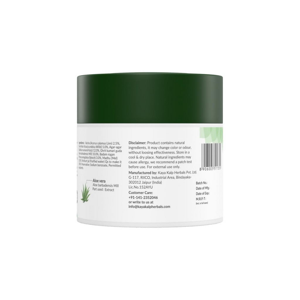 Kulsum's Kaya Kalp Silver Pack For Anti-Pollution With Silver Leaf & Aloe Vera | Grocsy