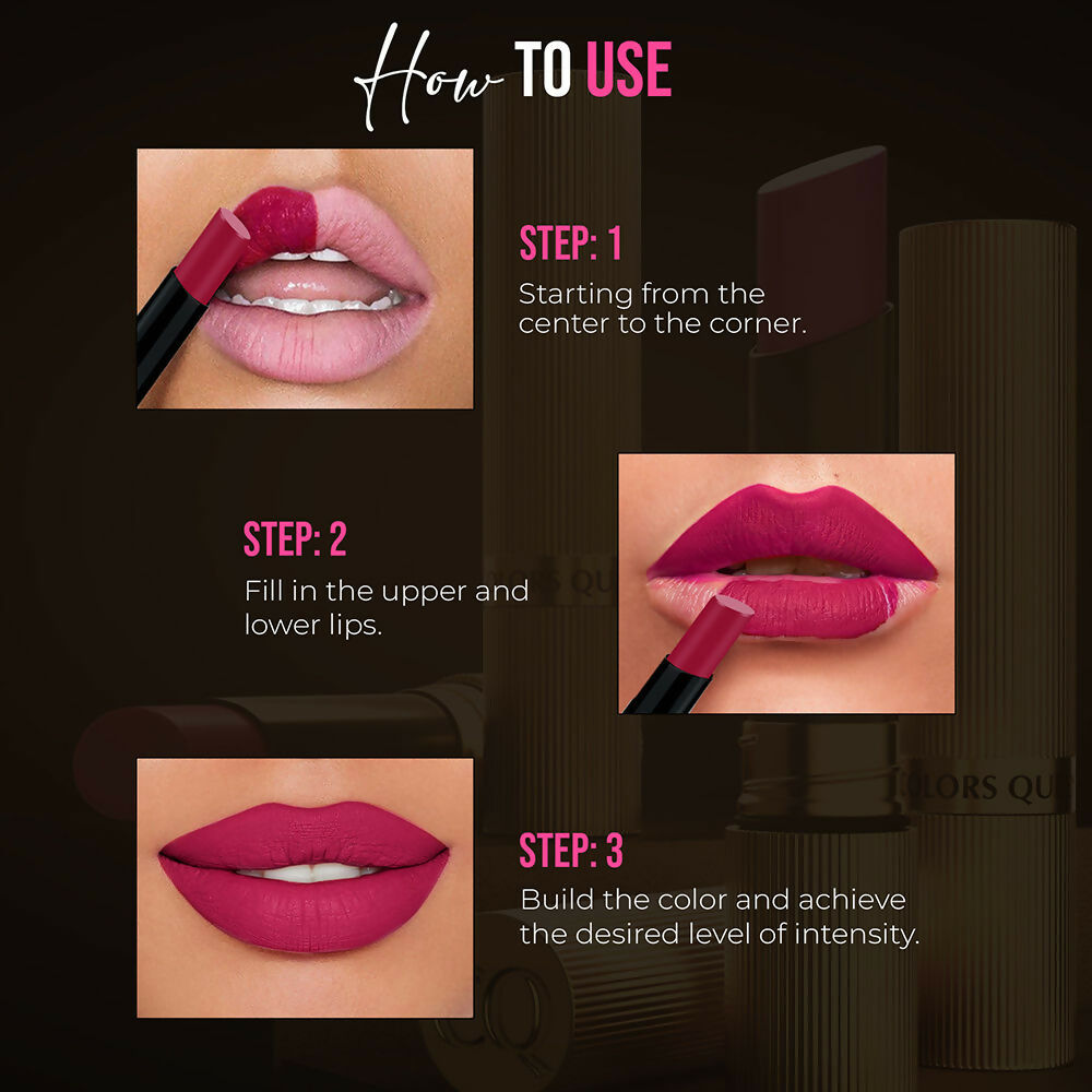 Colors Queen Hold Up Full Day Non Transfer Lipstick - Viciois | Grocsy
