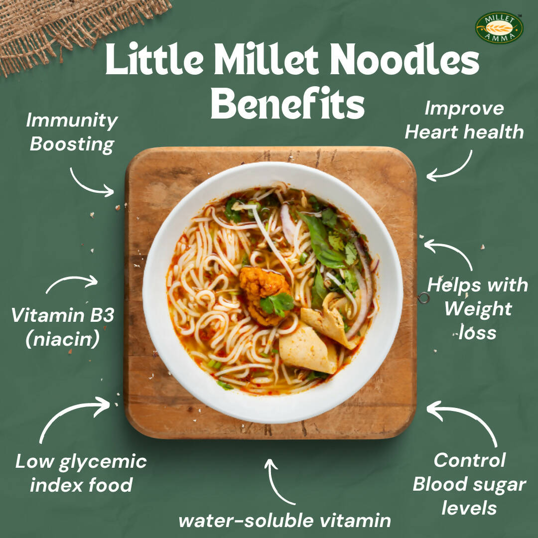 Millet Amma Little Millet Hakka Noodles | Grocsy