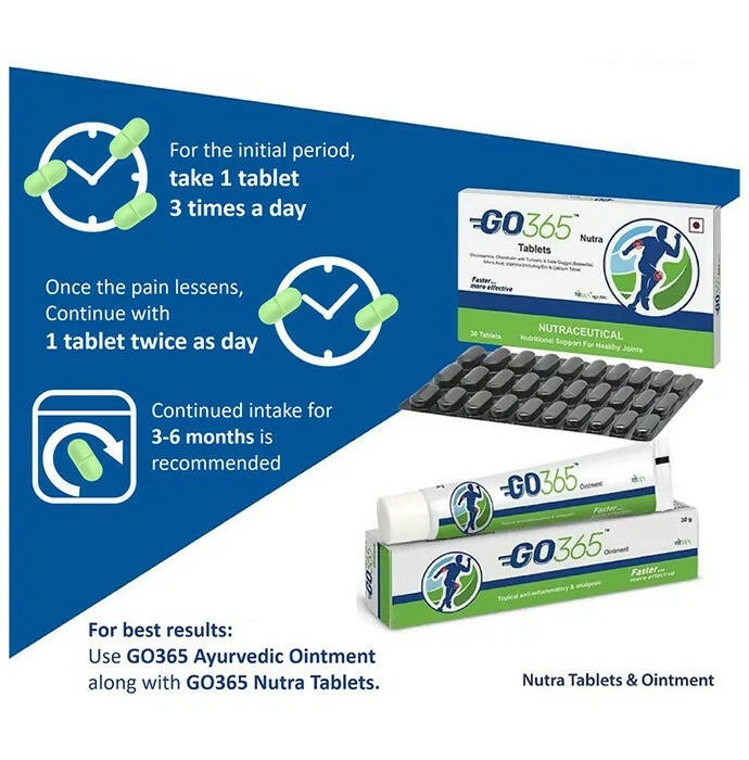 Charak Pharma Go 365 Nutra Tablets | Grocsy