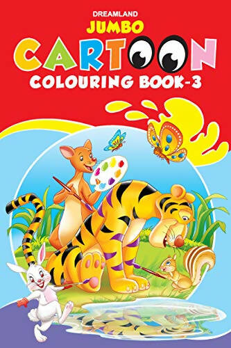 Dreamland Jumbo Cartoon Colouring Book - 3 | Grocsy