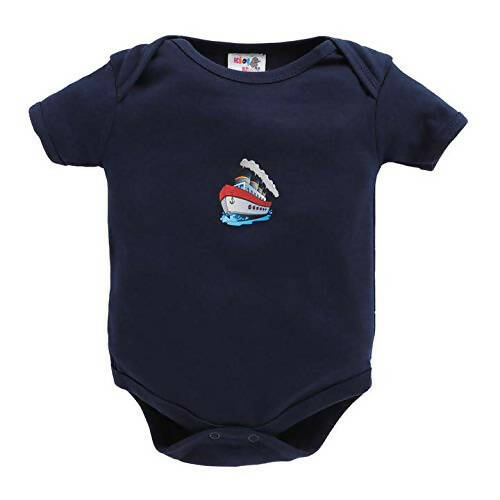 EIO New Born Baby Rompers Body Suits Jump Suit For Boys And Girls - Black | Grocsy