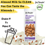 Jus Amazin 30-Second Almond Drink Unsweetened | Grocsy