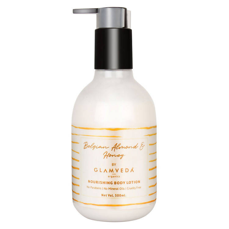 Glamveda Belgian Almond & Honey Nourishing Body Wash & Lotion Combo Pack | Grocsy