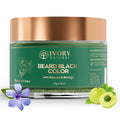 Ivory Natural Beard Black Color Organic - Instant Natural Plant Based Beard Color Powder | Grocsy