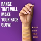 Elle 18 Lasting Glow Foundation - 02 Marble | Grocsy