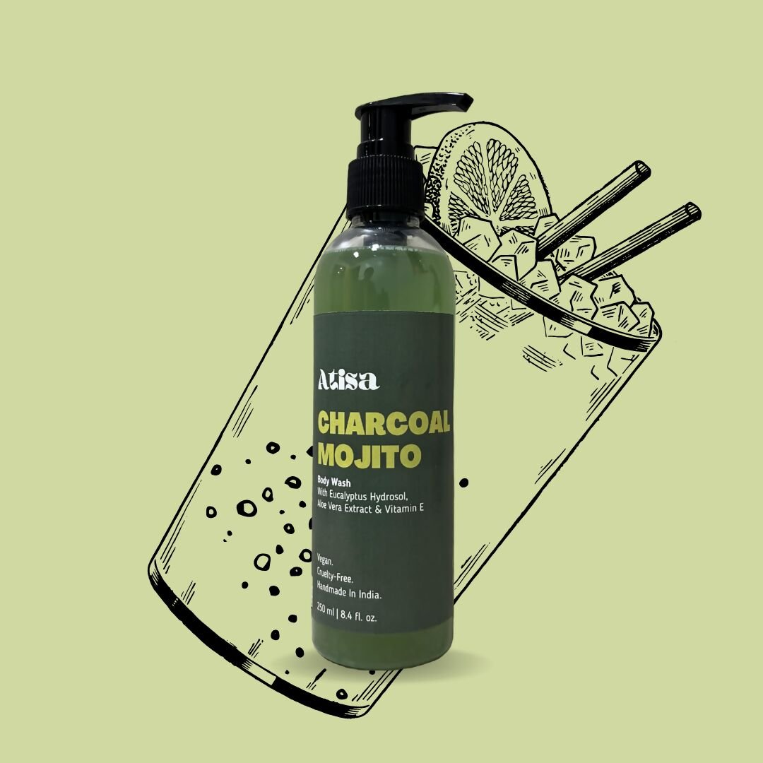 Atisa Charcoal Mojito Body Wash | Grocsy