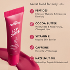 mCaffeine Lip Juice Tinted Lip Balm - Berry Blush | Grocsy