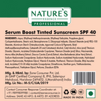 Nature's Essence Professional Serum Boost Tinted Sunscreen SPF 40 PA+++ | Grocsy