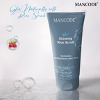 Mancode Glowing Rice Face Scrub For Exfoliates And Radiants Skin Tone | Grocsy