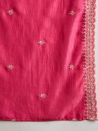 Indo Era Ethnic Motifs Embroidered Thread Work Kurta with Trousers & Dupatta | Grocsy