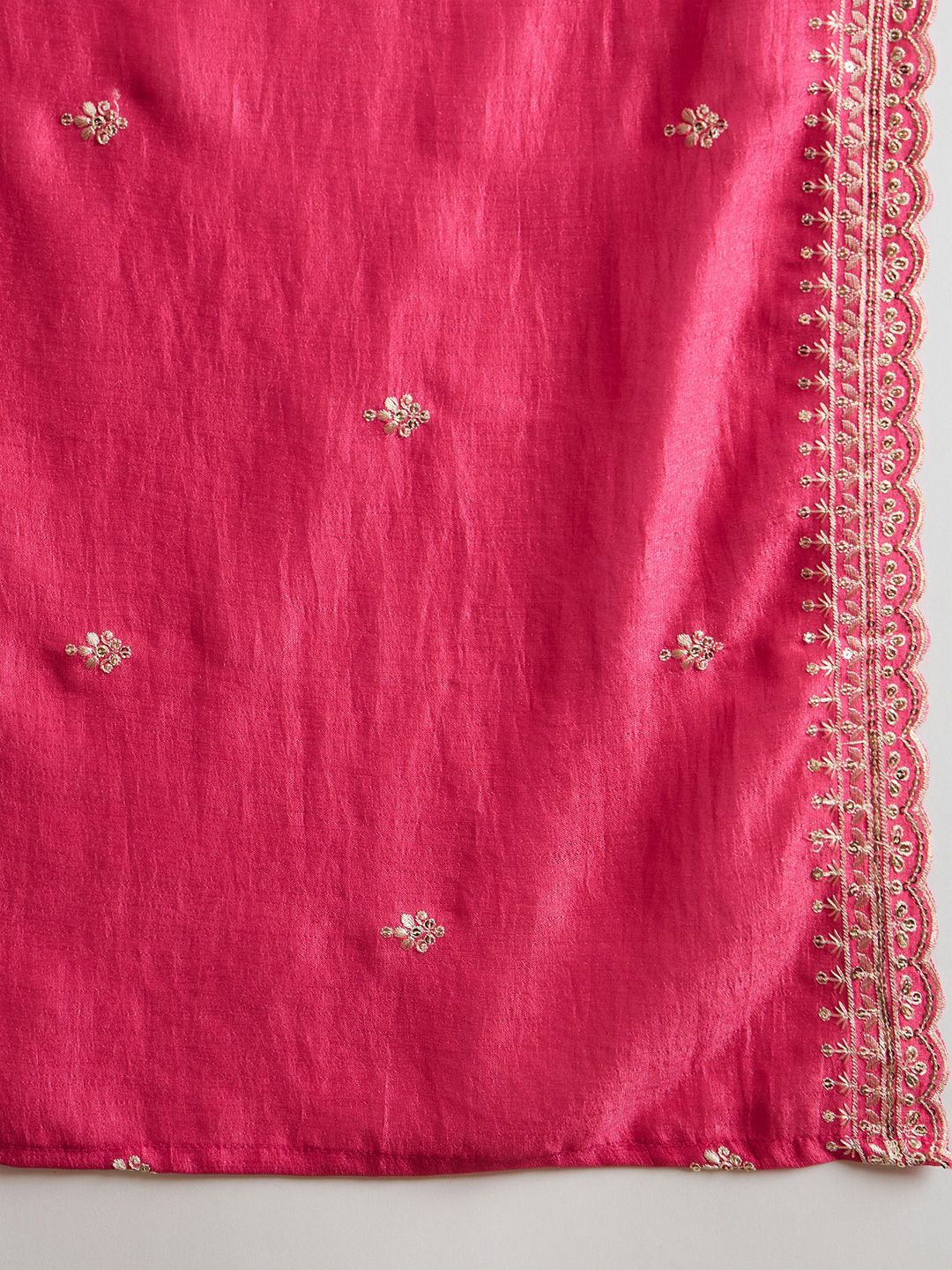 Indo Era Ethnic Motifs Embroidered Thread Work Kurta with Trousers & Dupatta | Grocsy
