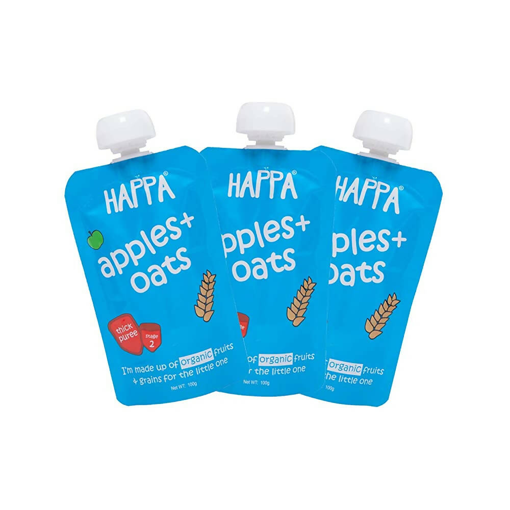Happa Organic (Apple + Oat Puree) | Grocsy